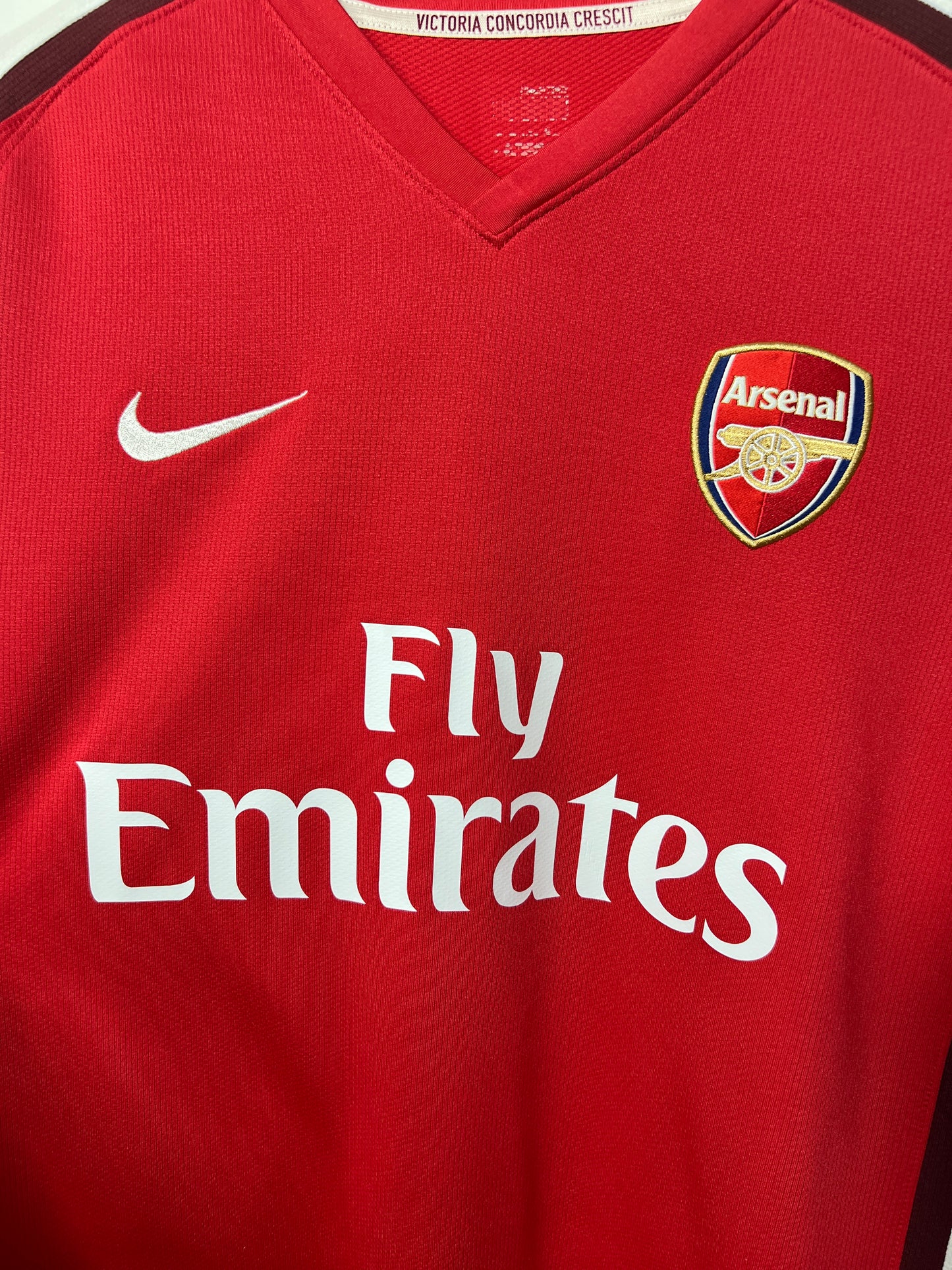 (L) Arsenal 2008-10 Home Long Sleeve Shirt Fabregas #4