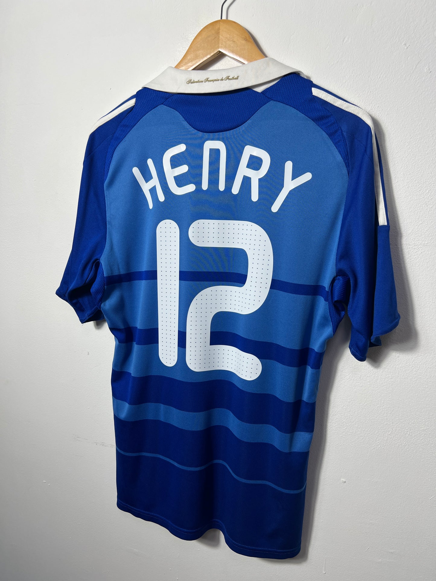 (M) France 2008-09 Home Shirt Henry #12