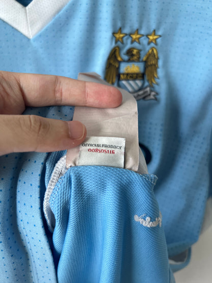 Manchester City 2011-12 Home Shirt Kun Aguero #16 (L)