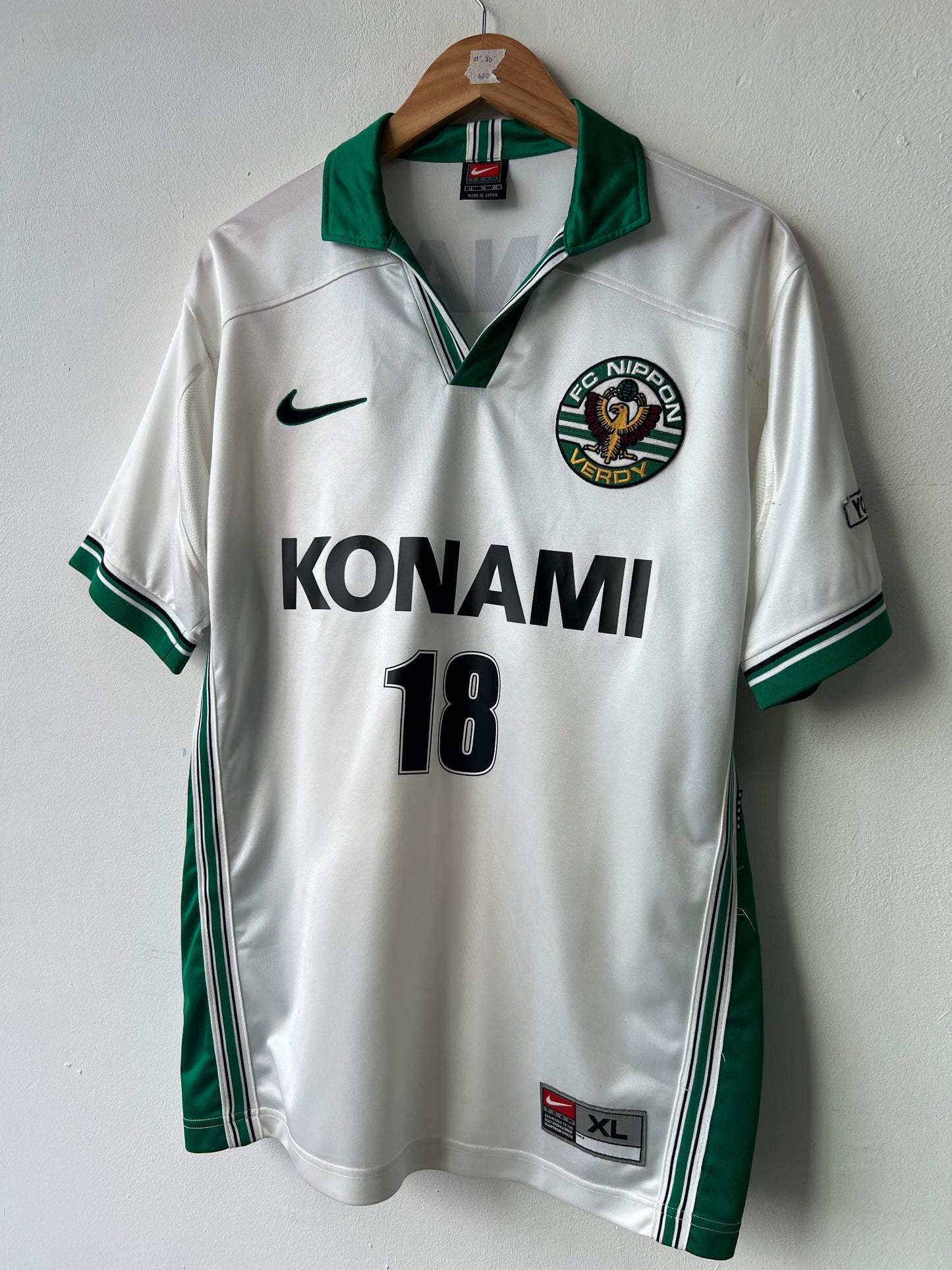 (XL) Verdy Kawasaki 1999-01 Youth Shirt #18