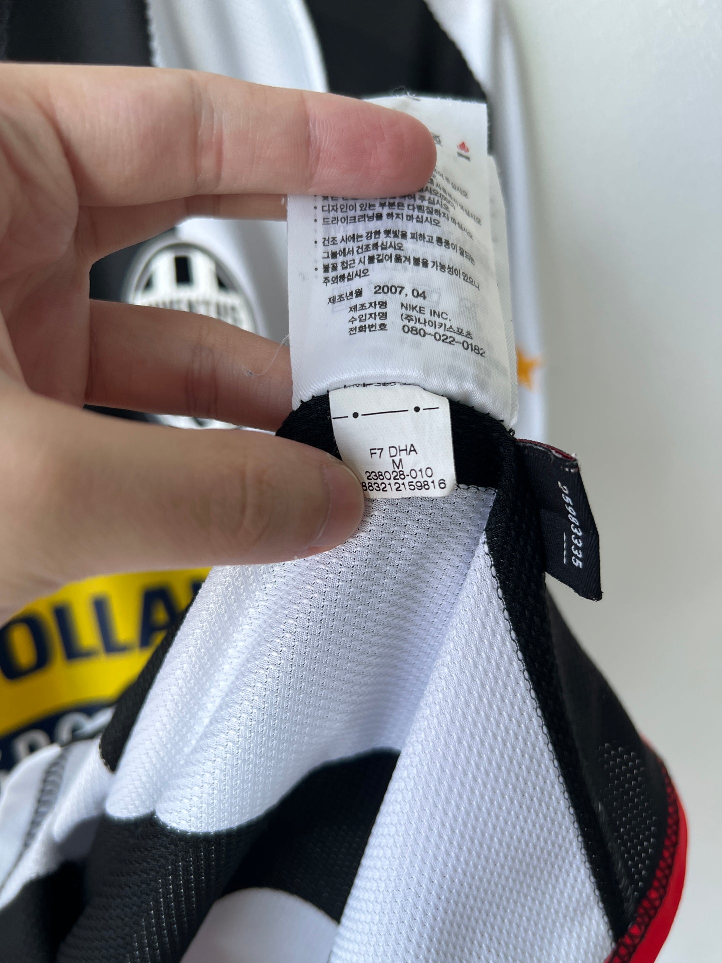 (M) Juventus 2007-08 Home Shirt Del Piero #10