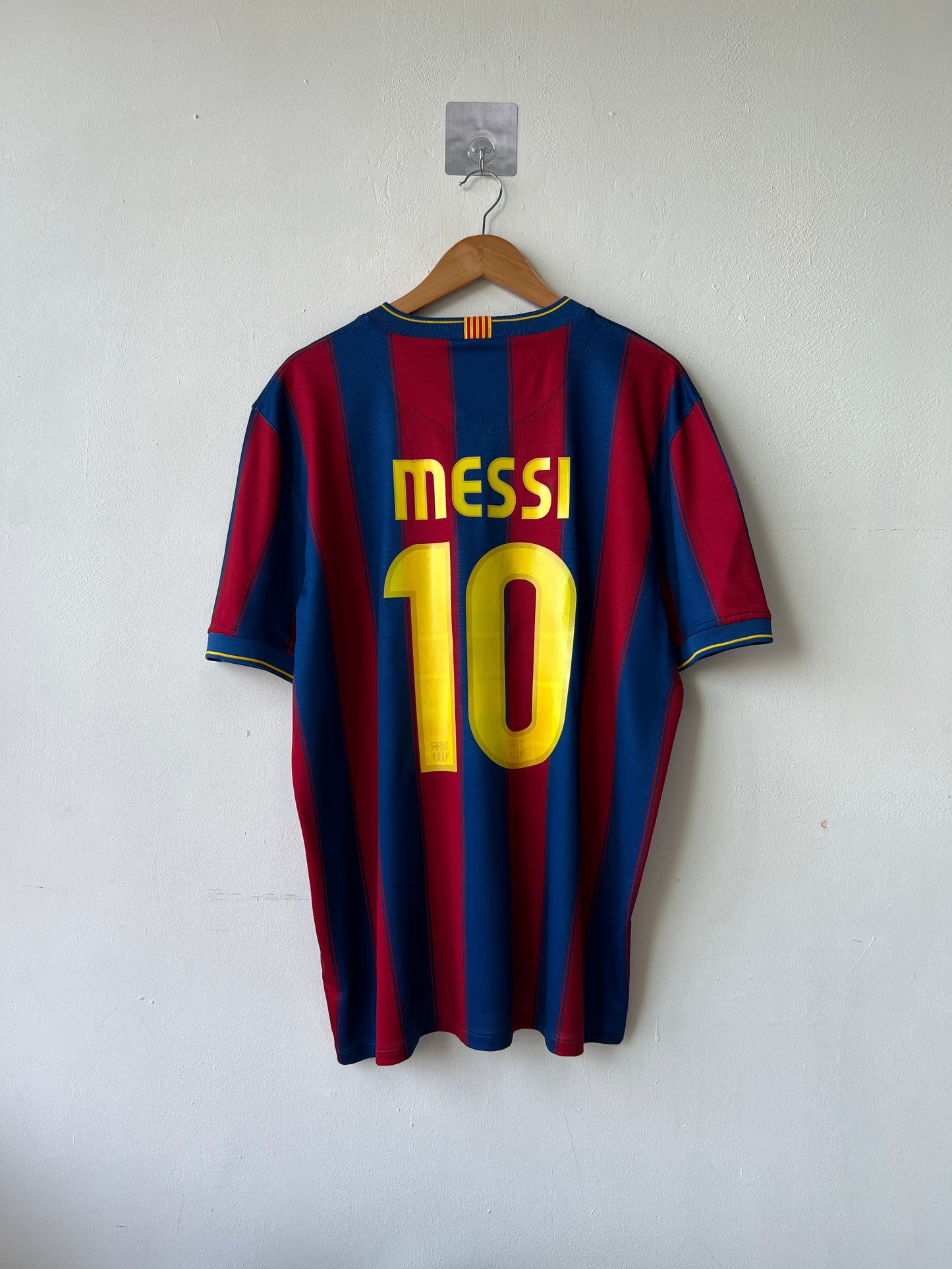 (XL) Barcelona 2009-10 Home Shirt Messi #10