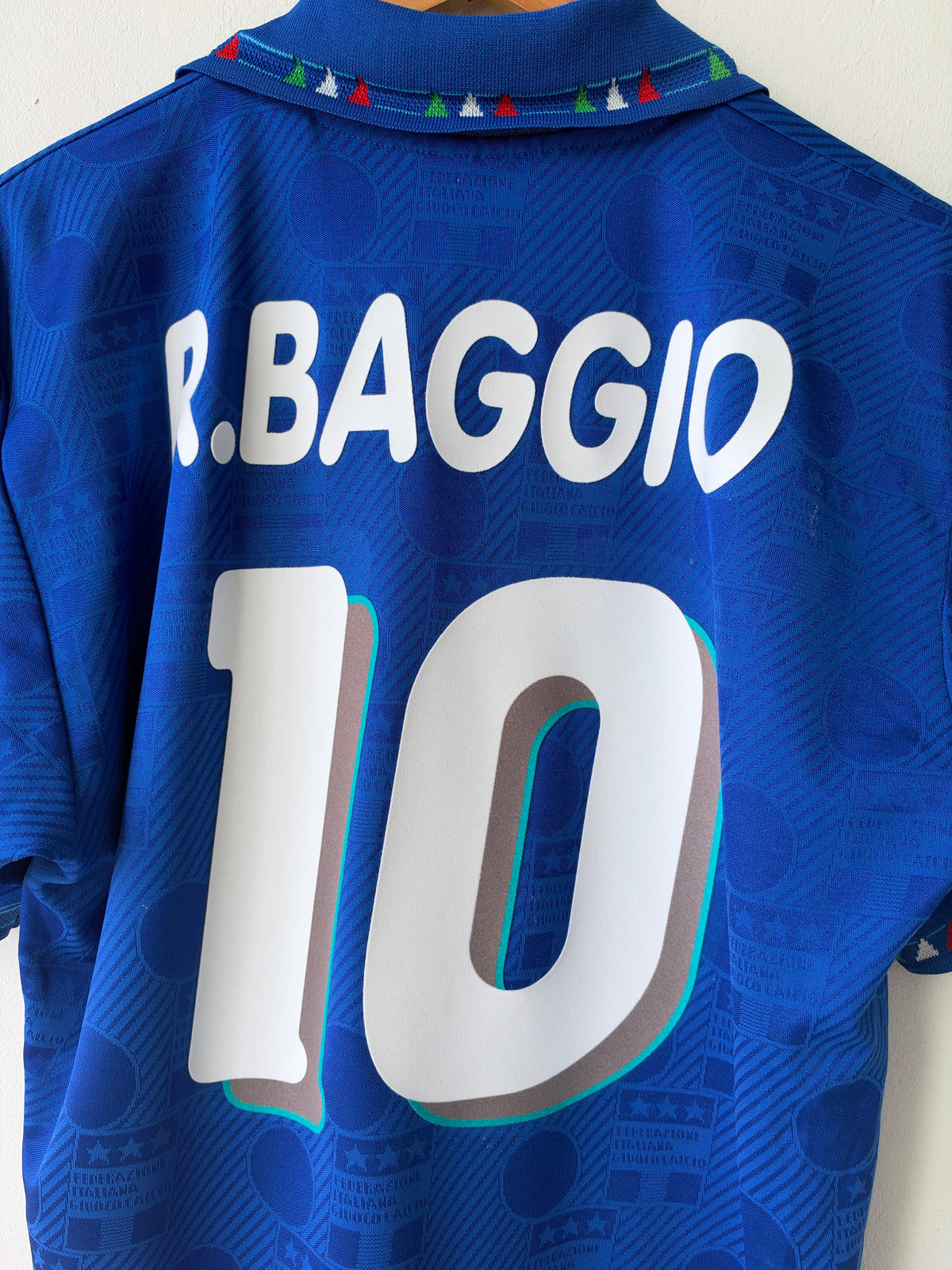 (L) Italy 1994 Home Shirt R. Baggio #10