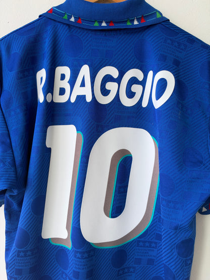 (L) Italy 1994 Home Shirt R. Baggio #10