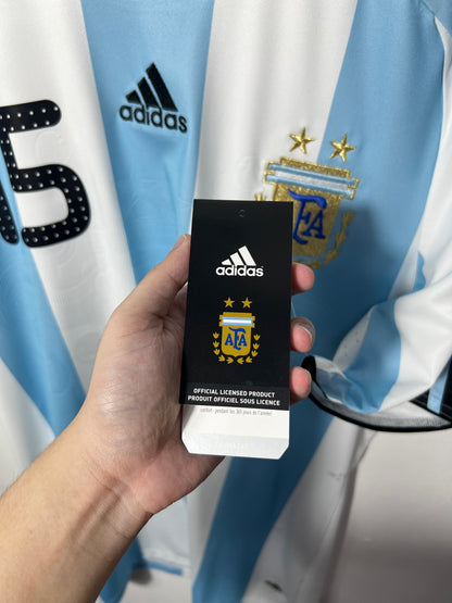 (M) Argentina 2007-09 Home Shirt Messi #15 (NEW)