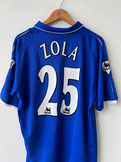 (L) Chelsea 2001-03 Home Shirt Zola #25
