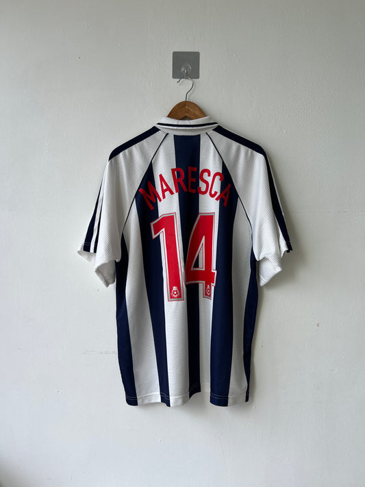 (XL) West Brom 1998-00 Home Shirt Maresca #14
