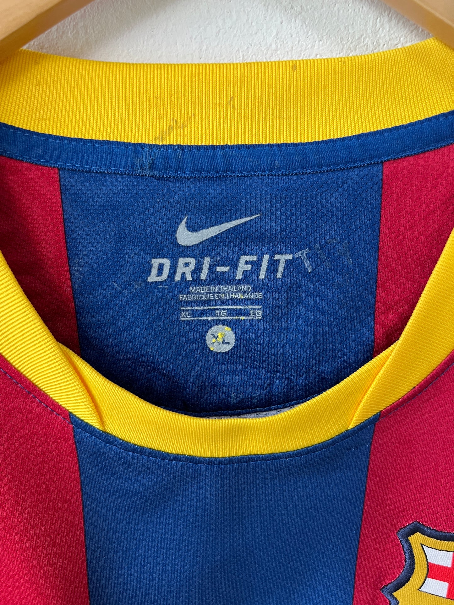 (XL) Barcelona 2010-11 Home Shirt Messi #10