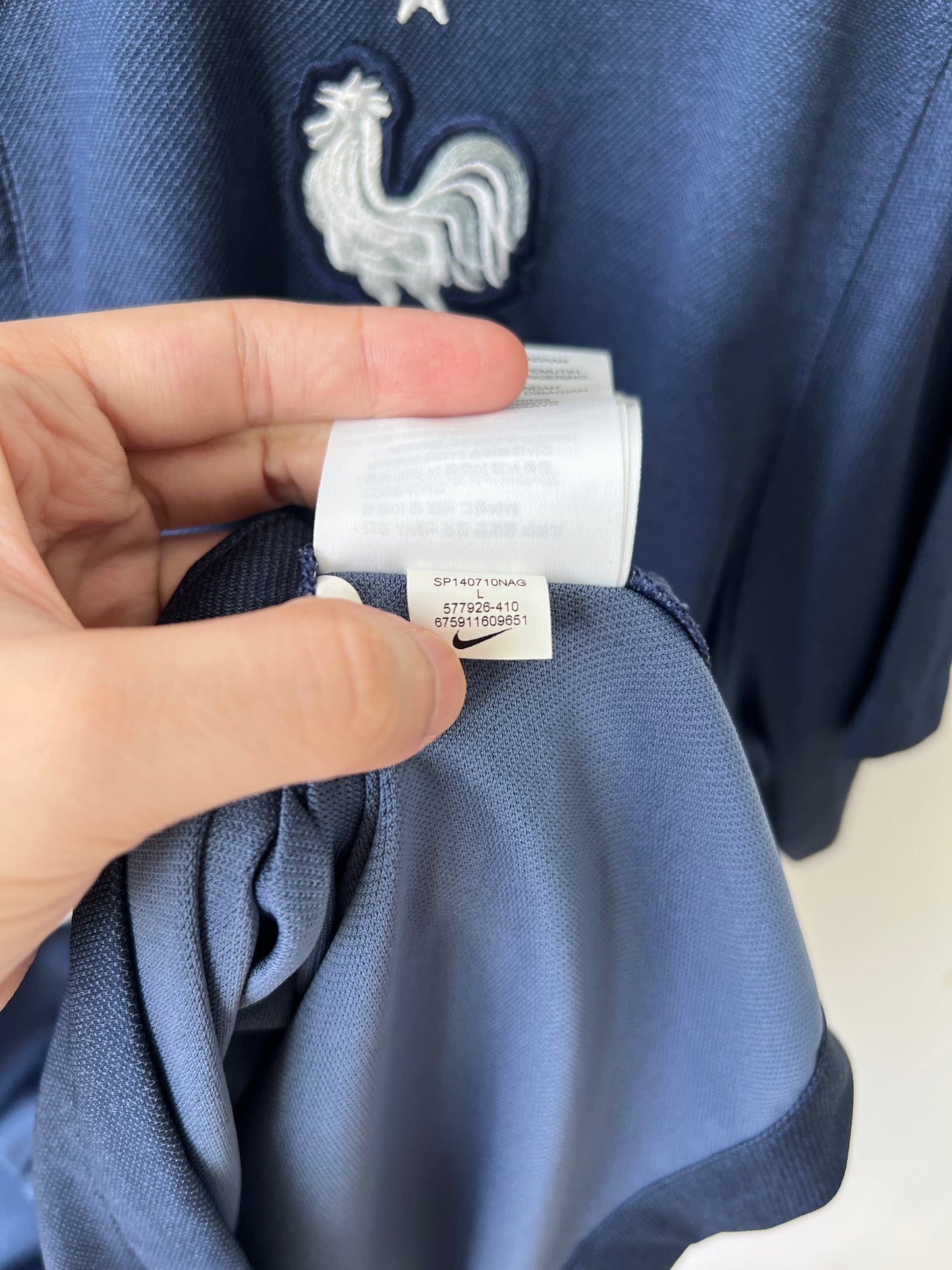 (L) France 2014-15 Home Shirt Benzema #10 (NEW)