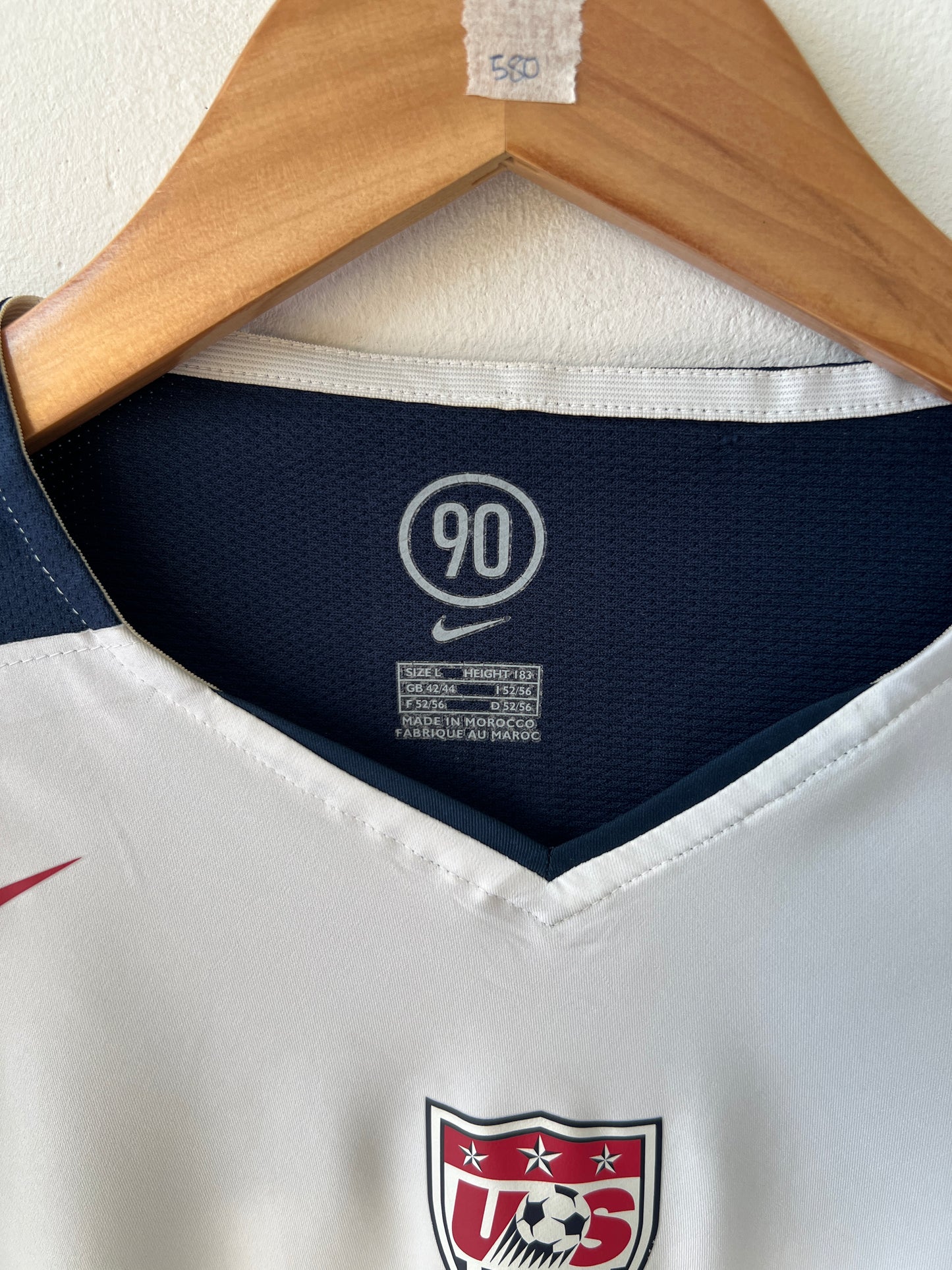(L) USA 2004-06 Home Player Version Shirt Donovan #10 (USMNT) Limited /1000