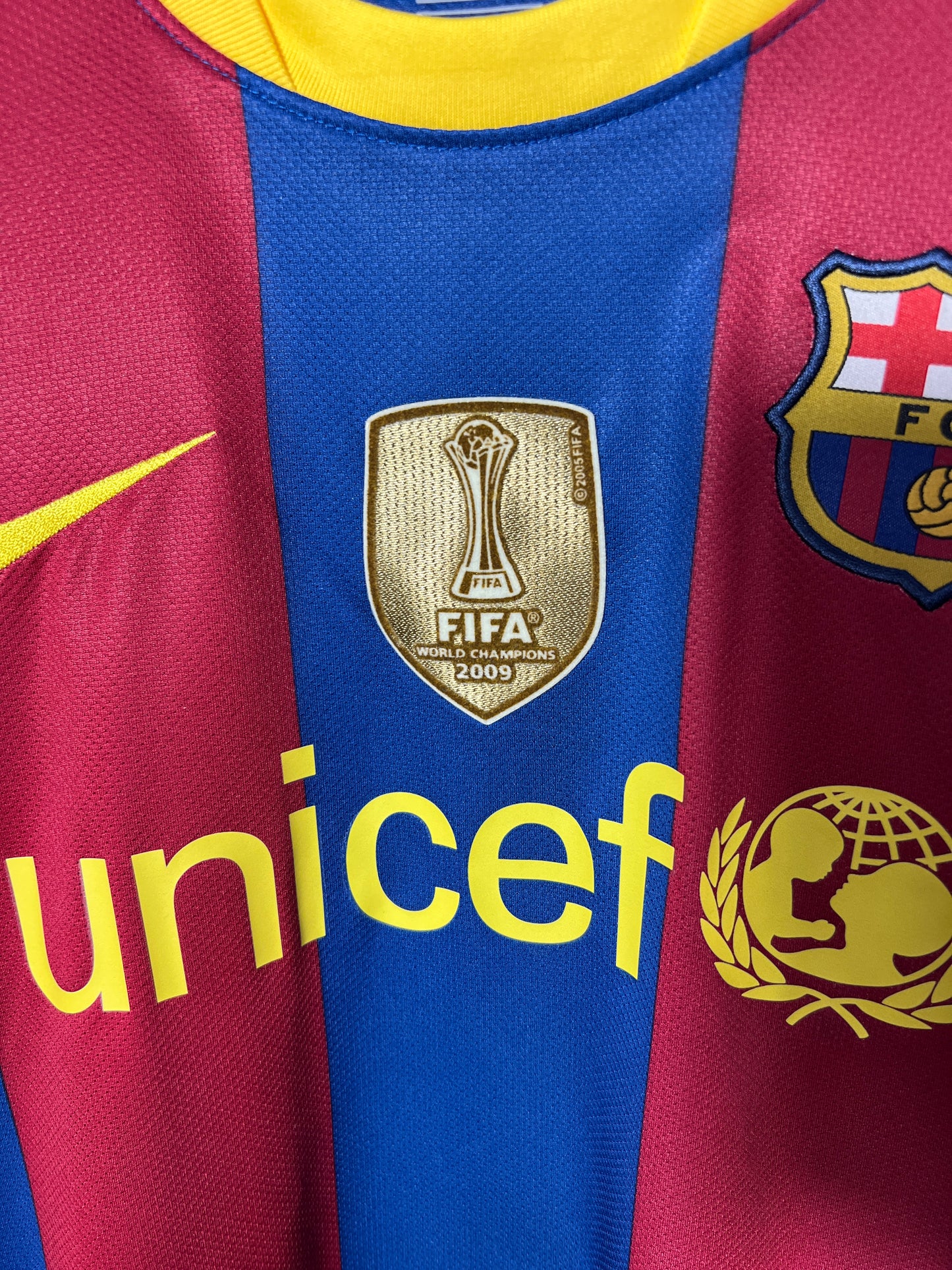 (M) Barcelona 2010-11 Home Long Sleeve Shirt Messi #10