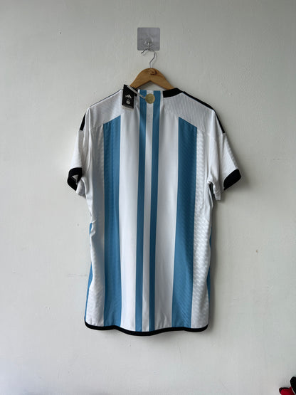 (L) Argentina 2022-24 Home Player Version Shirt (NEW)