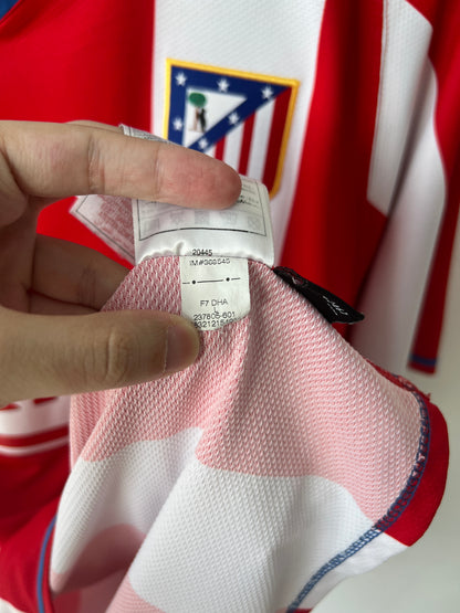 (L) Atletico Madrid 2007-08 Home Shirt Kun Aguero #10