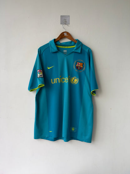 (XL) Barcelona 2007-09 Away Shirt Messi #19