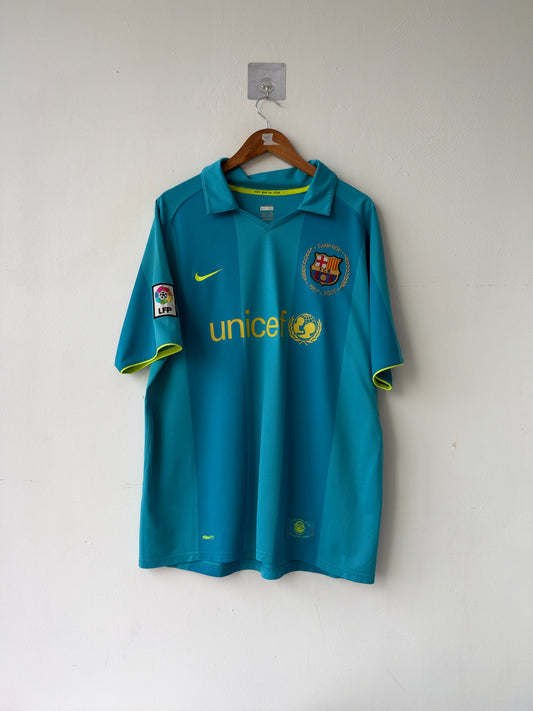 (XL) Barcelona 2007-09 Away Shirt Messi #19