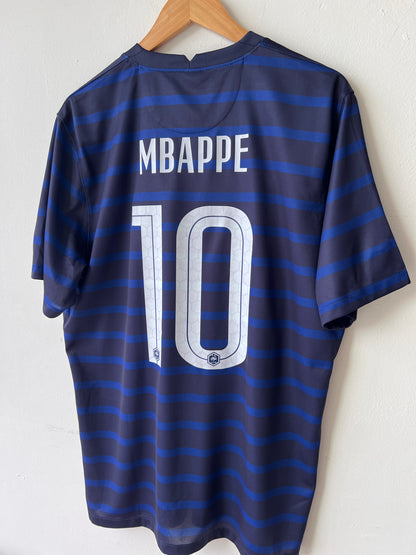 France 2020-22 Home Shirt Mbappe #10 (XL)