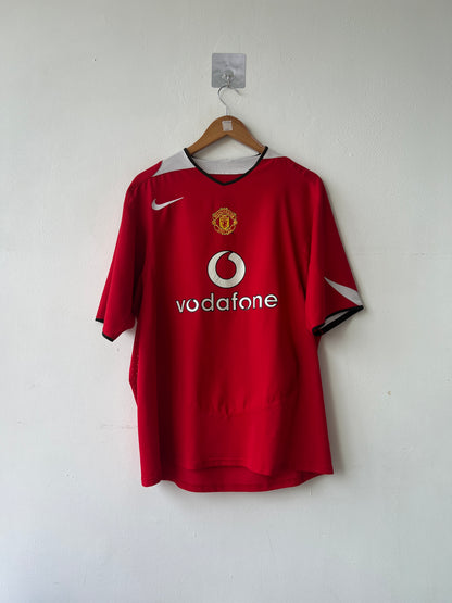 (XL) Manchester United 2004-06 Home Shirt J. S. Park #13