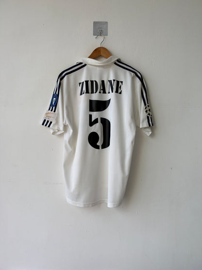 (M) Real Madrid 2002-03 CL Home Shirt Zidane #5