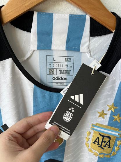 (L) Argentina 2022-24 Home Player Version Shirt Messi #10 (NEW)