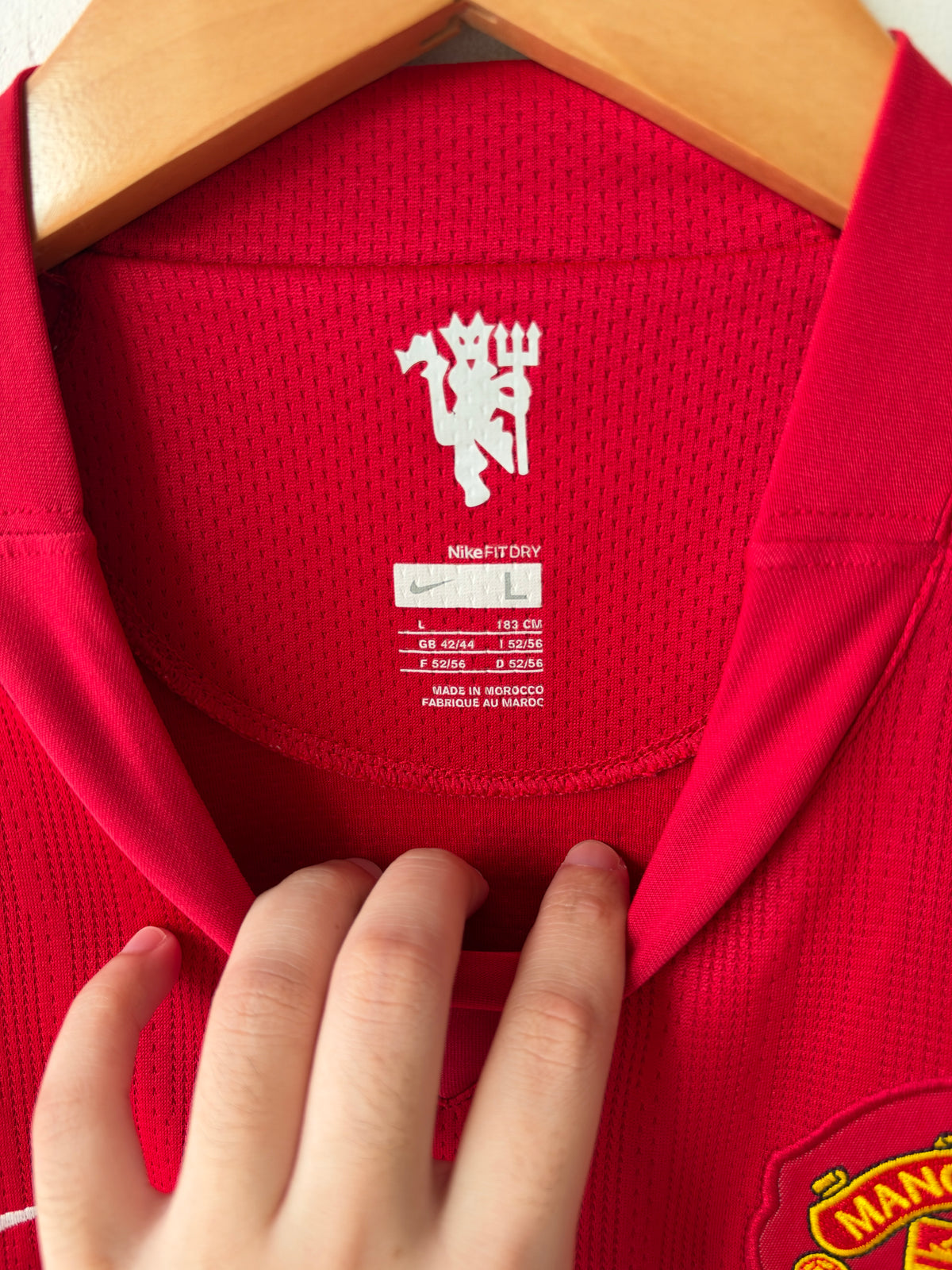 (L) Manchester United 2007-09 Home Shirt Anderson #8