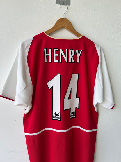 Arsenal 2002-04 Home Shirt Henry #14 (M)