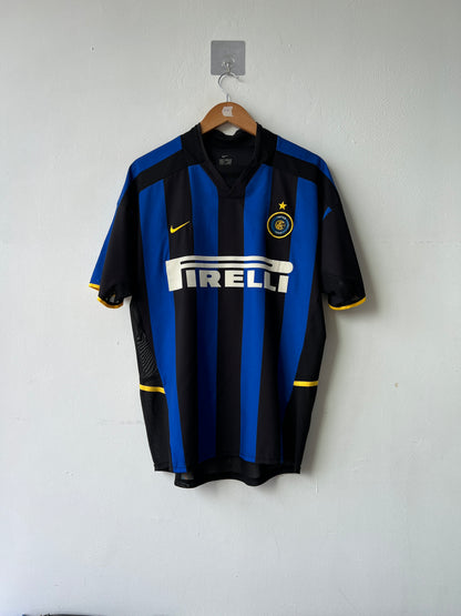 (M) Inter Milan 2002-03 Home Player Version Shirt Batistuta #19