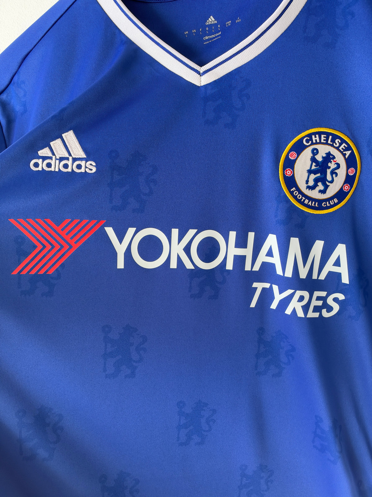 (L) Chelsea 2016-17 Home Long Sleeve Shirt Hazard #10