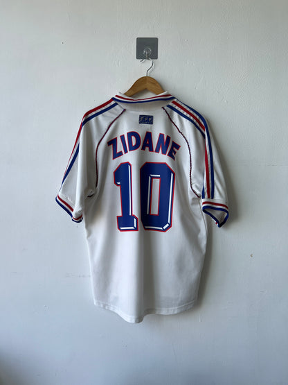 (L) France 1998-00 Away Shirt Zidane #10