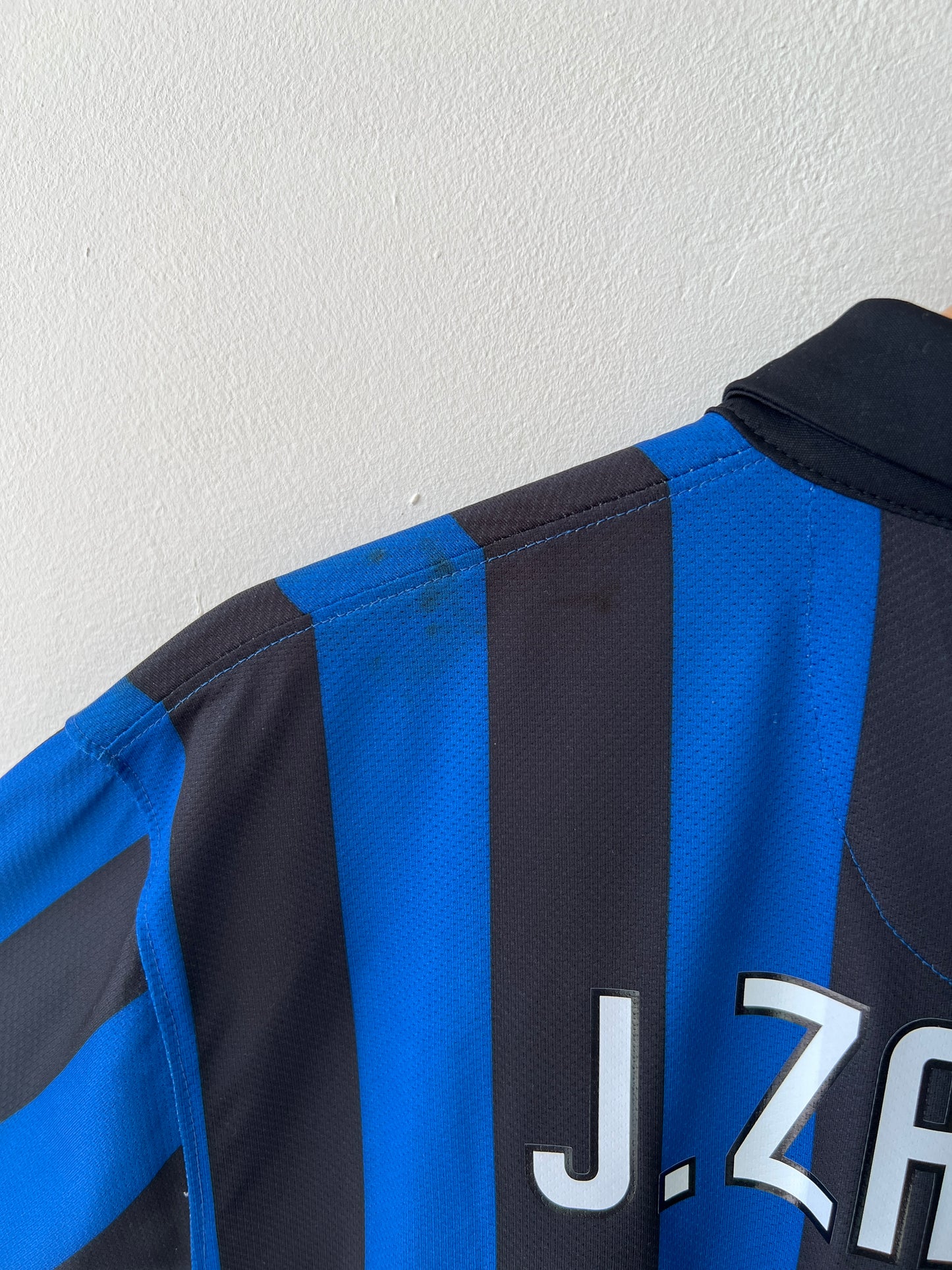 (L) Inter Milan 2011-12 Home Shirt J. Zanetti #4
