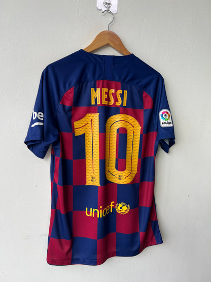 (L) Barcelona 2019-20 Home Shirt Messi #10