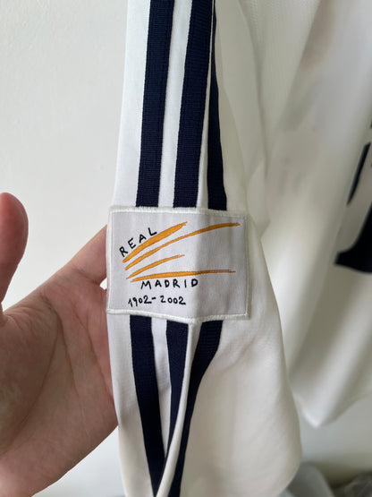 (L) Real Madrid 2002-03 Home Long Sleeve Shirt Zidane #5