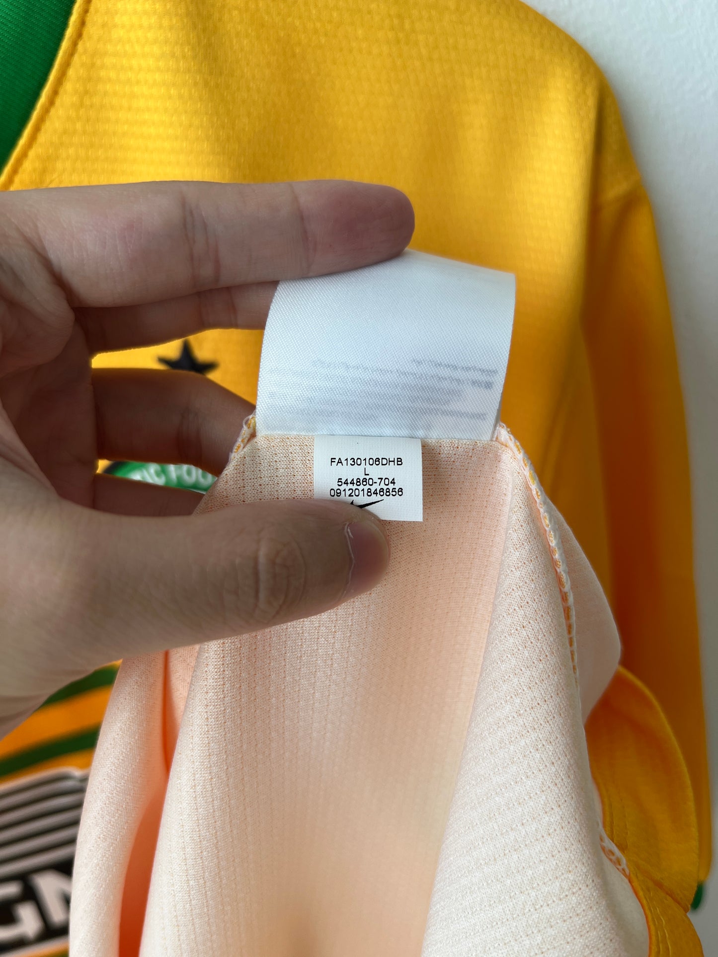 (L) Celtic 2013-14 Away Shirt Virgil #5 (NEW)