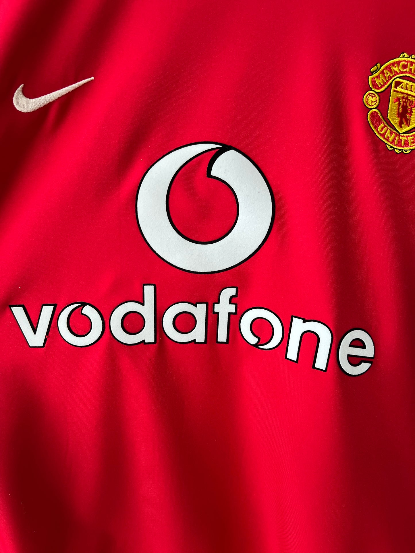 (L) Manchester United 2002-04 Home Long Sleeve Shirt Keane #16