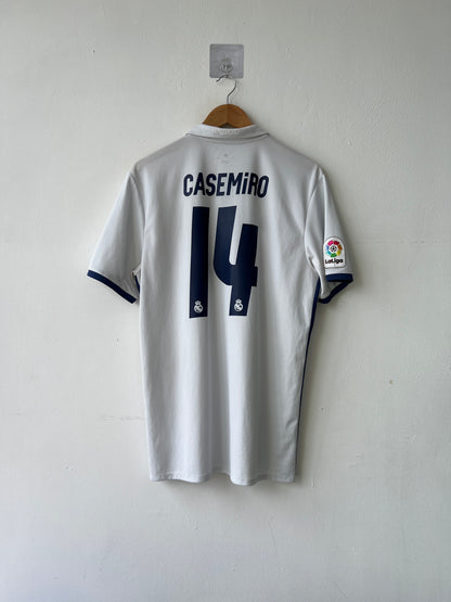 (L) Real Madrid 2016-17 Home Shirt Casemiro #14