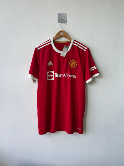 (L) Manchester United 2021-22 Home Shirt Ronaldo #7 (NEW)