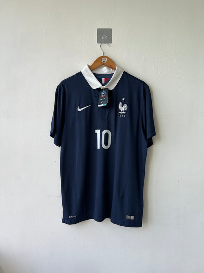(L) France 2014-15 Home Shirt Benzema #10 (NEW)