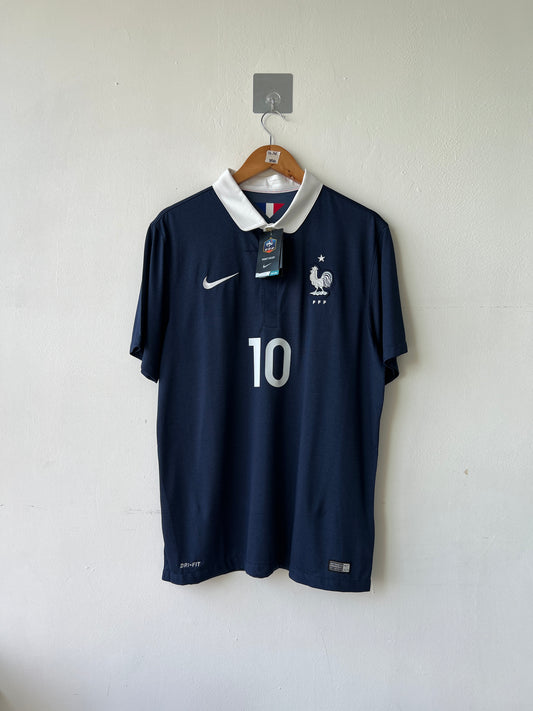 (L) France 2014-15 Home Shirt Benzema #10 (NEW)