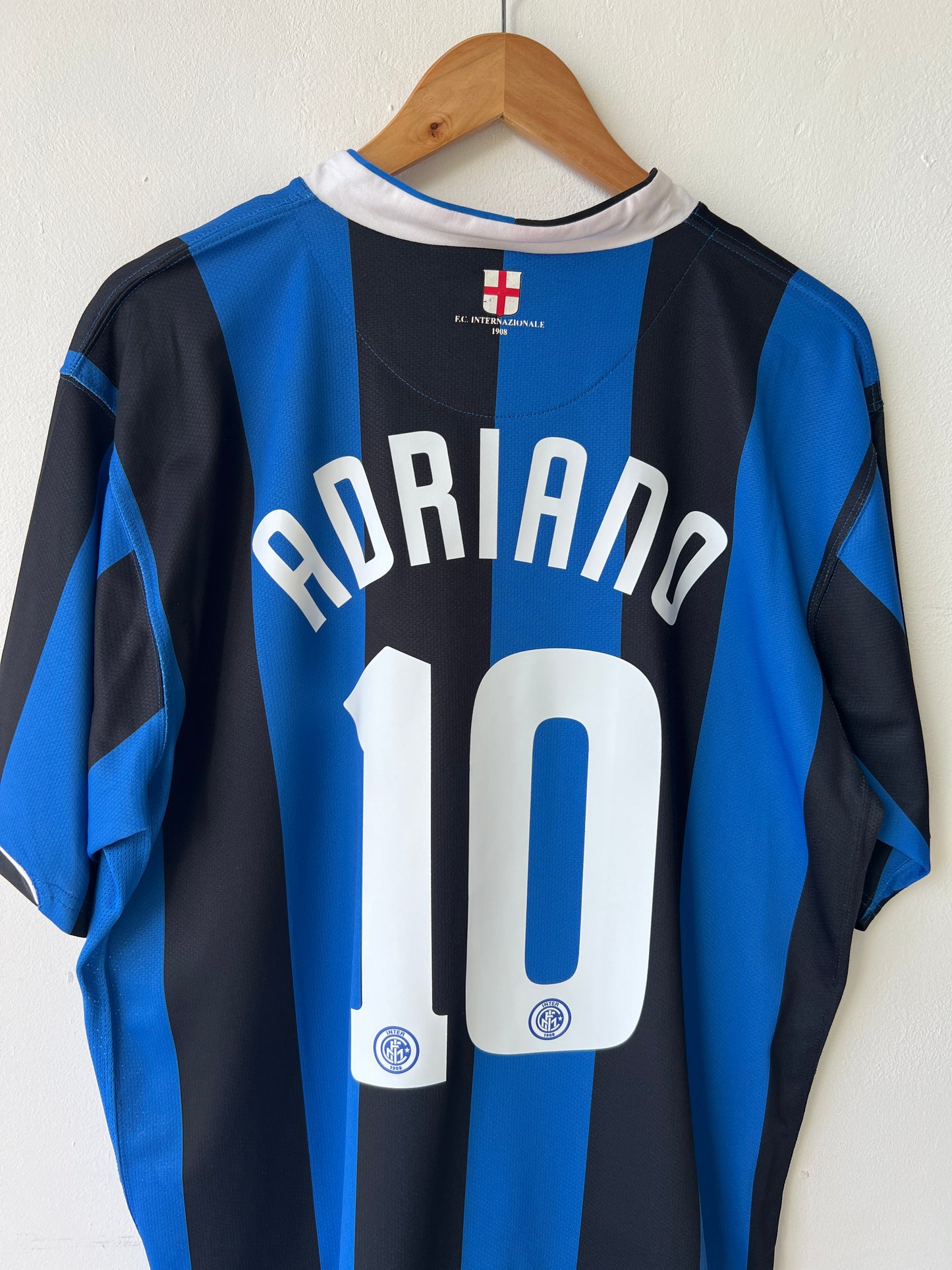 Inter Milan 2006-07 Home Shirt Adriano #10 (XL)