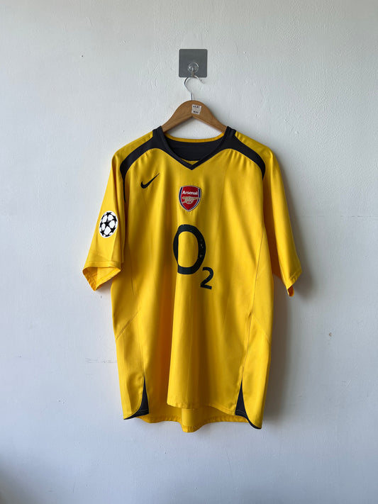 (L) Arsenal 2005-06 Away Shirt Campbell #23