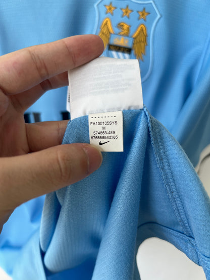 (M) Manchester City 2013-14 Home Shirt Kun Aguero #10