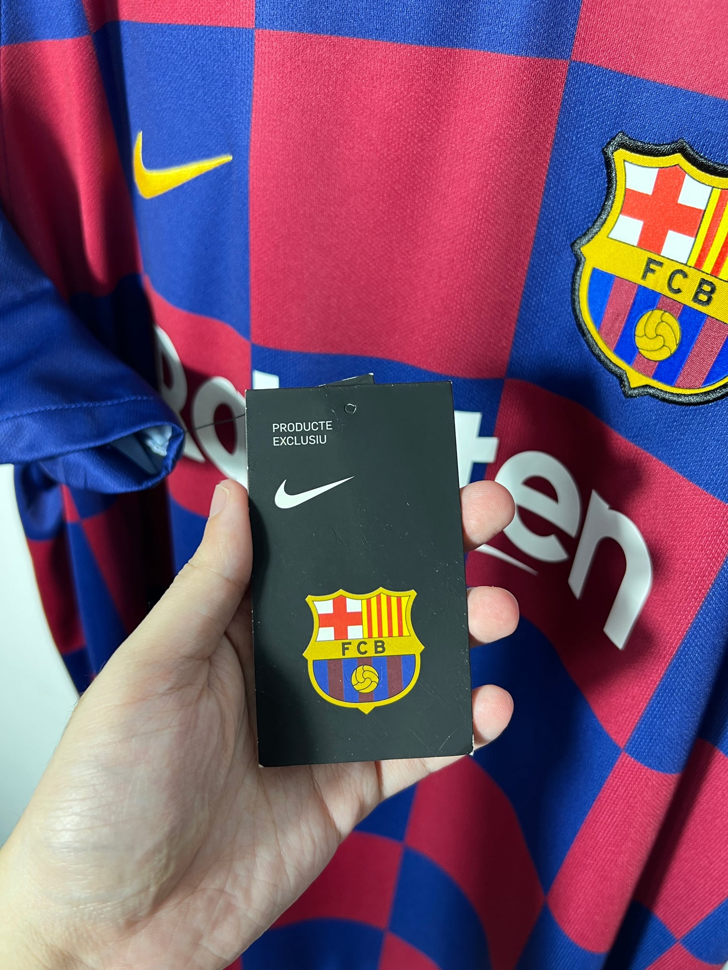 (XL) Barcelona 2019-20 Home Shirt Pique #3 (NEW)