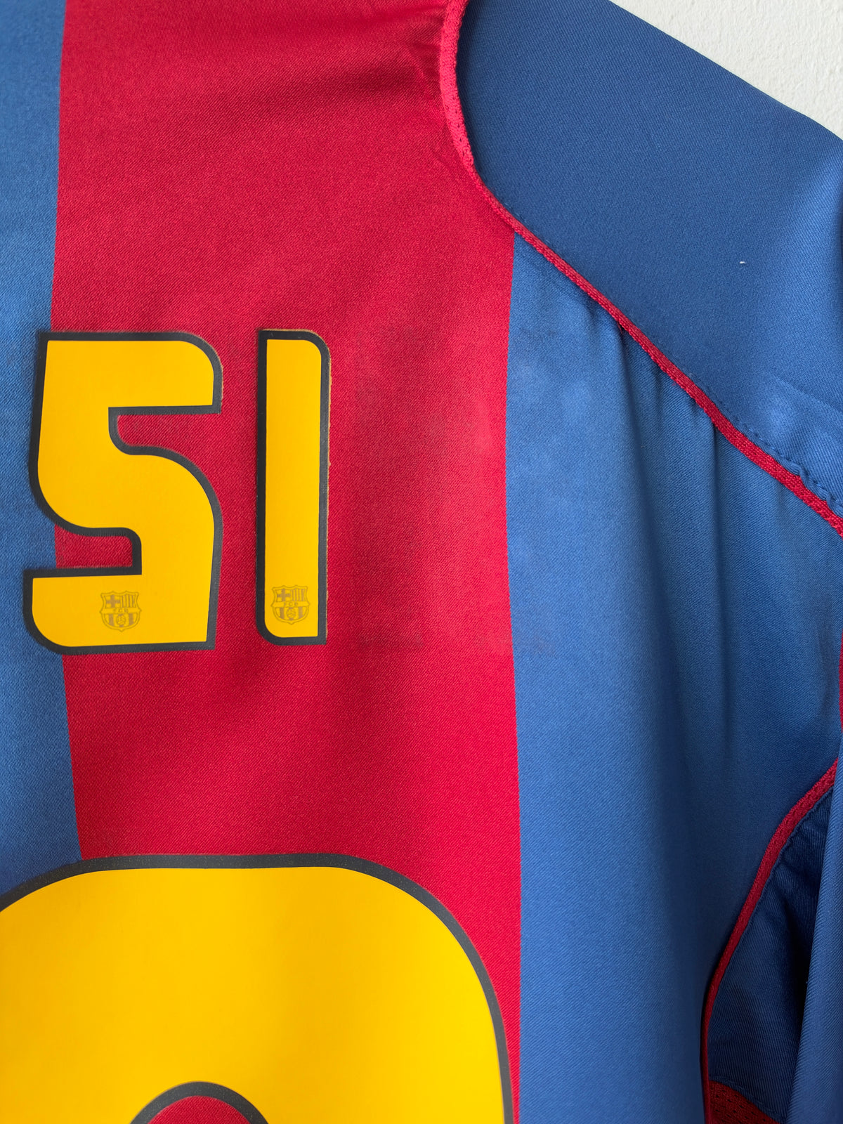 (XL/XXL) Barcelona 2004-05 Home Shirt Messi #30