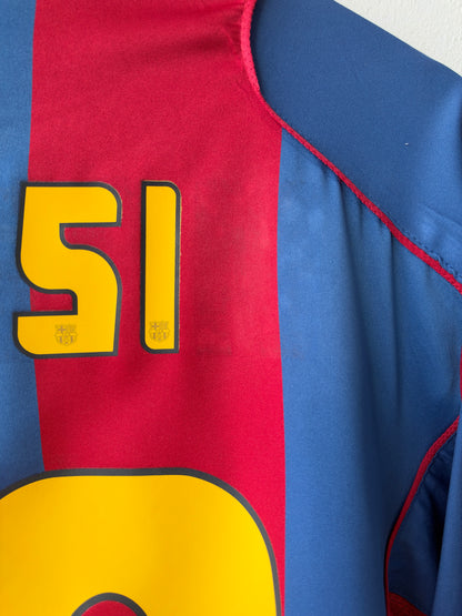 (XL/XXL) Barcelona 2004-05 Home Shirt Messi #30