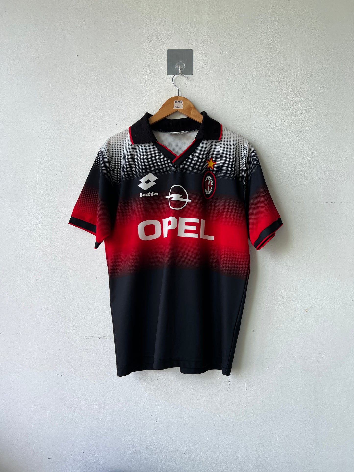 (M) AC Milan 1996-97 Lotto Training Shirt