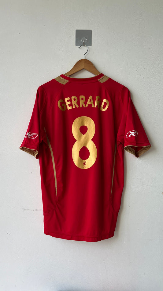 Liverpool 2005-06 CL Home Shirt Gerrard #8 (M)