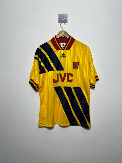 (M fits L) Arsenal 1993-94 Away Shirt Wright #8