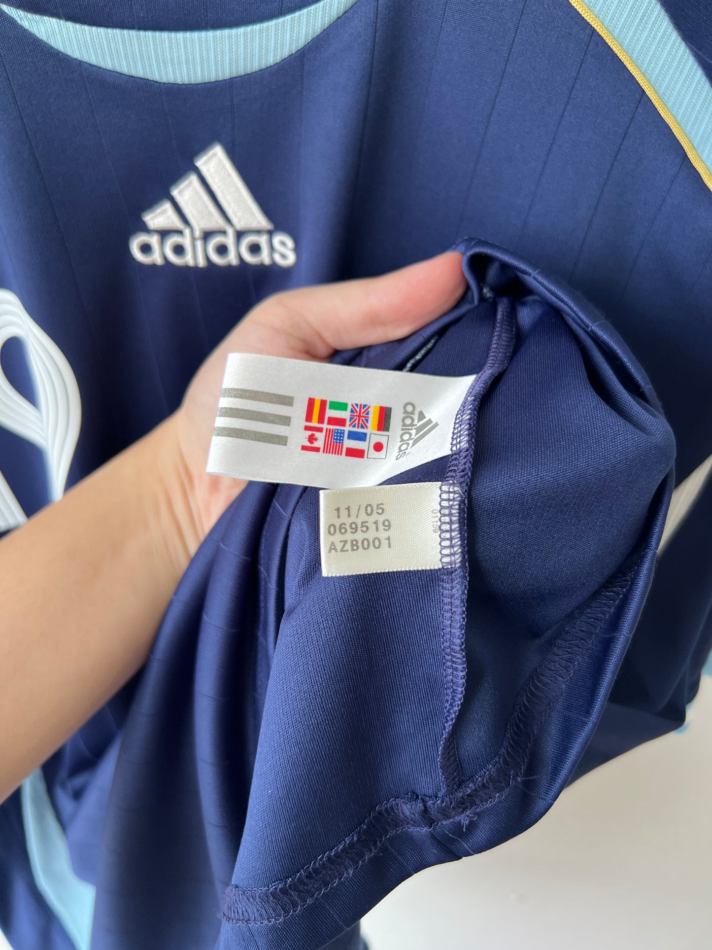 (M) Argentina 2006-08 Away Shirt Messi #19