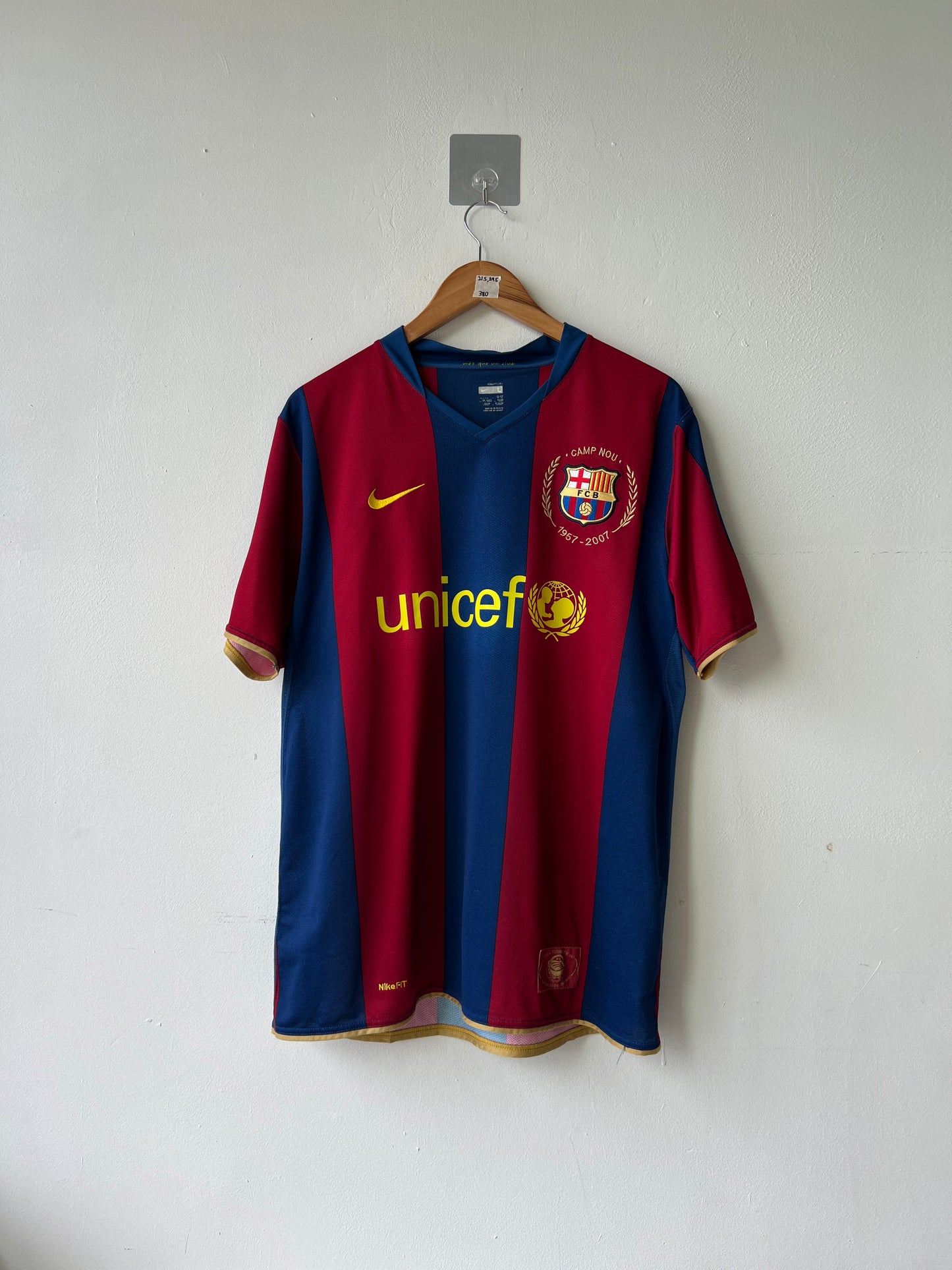 (L) Barcelona 2007-08 Home Shirt Messi #19