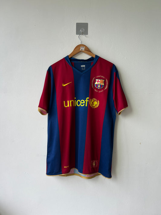 (L) Barcelona 2007-08 Home Shirt Messi #19