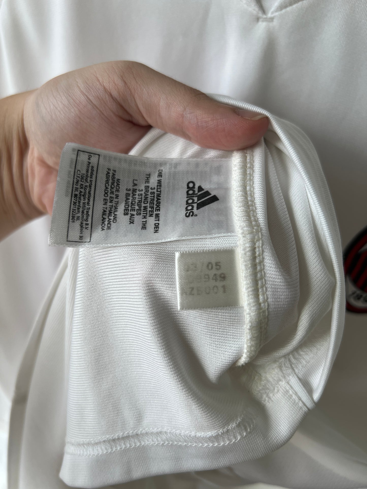 (XL) AC Milan 2005-06 Away Long Sleeve Player Version Shirt Kaka #22